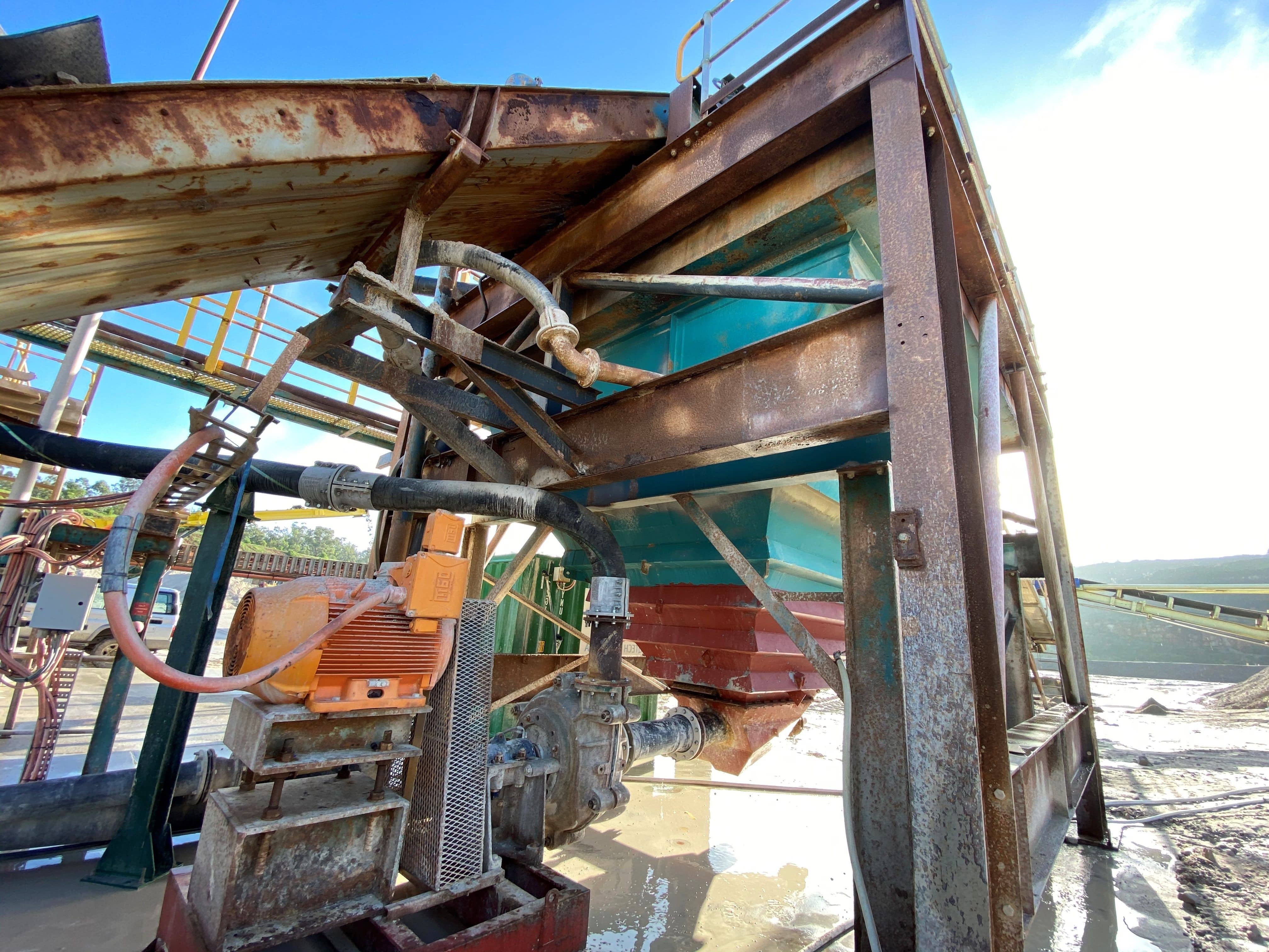 SAND QUARRY SCREEN STRUCTURE